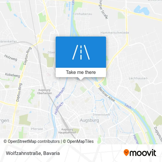 Карта Wolfzahnstraße