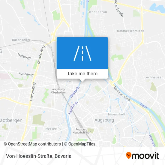 Карта Von-Hoesslin-Straße