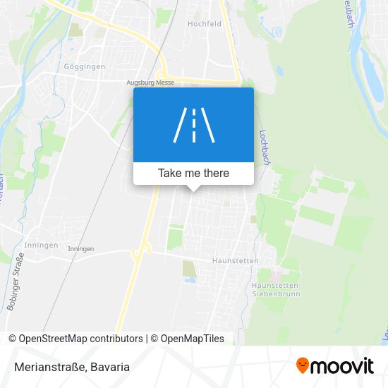 Merianstraße map