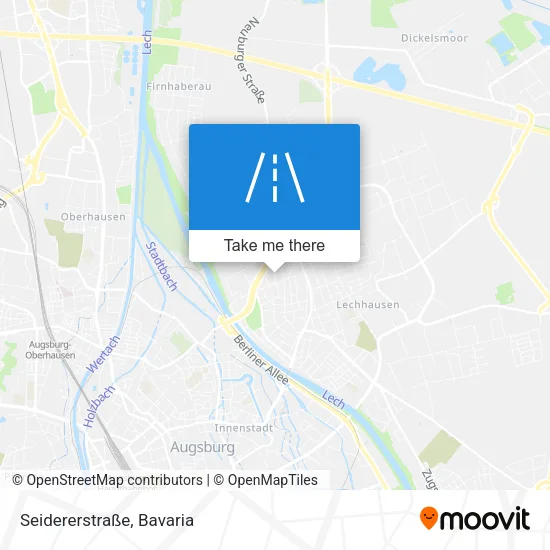 Карта Seidererstraße