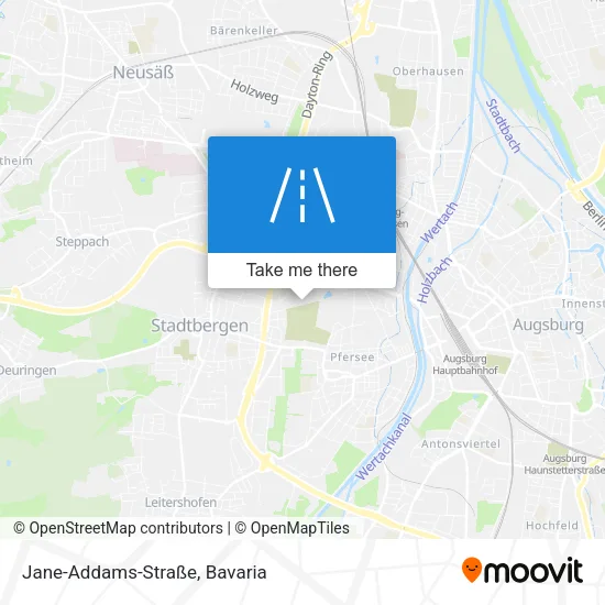 Карта Jane-Addams-Straße