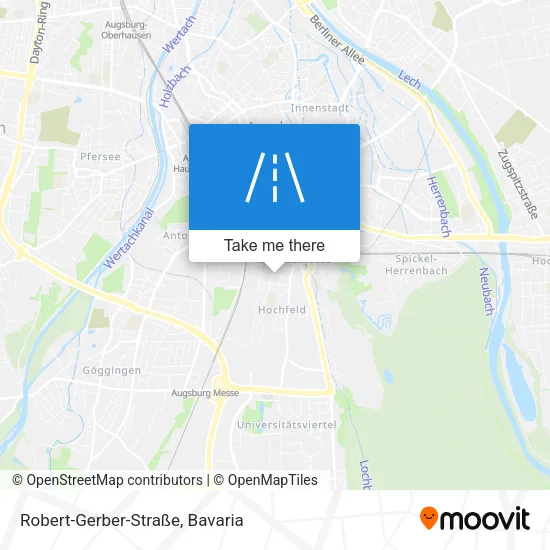 Карта Robert-Gerber-Straße