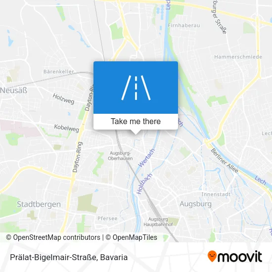 Карта Prälat-Bigelmair-Straße
