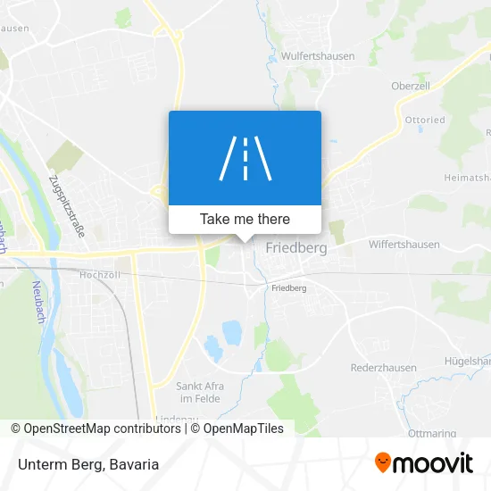 Карта Unterm Berg