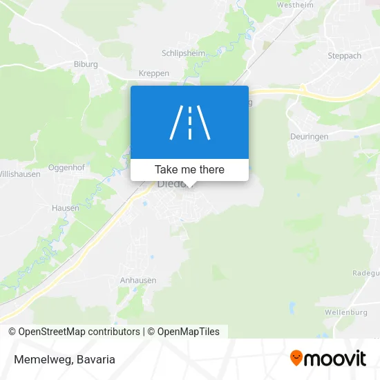 Карта Memelweg