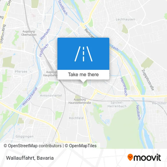 Карта Wallauffahrt