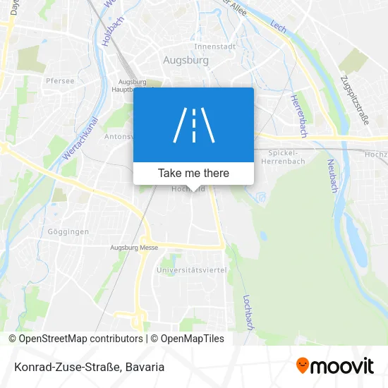 Карта Konrad-Zuse-Straße