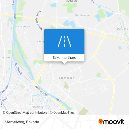 Карта Memelweg
