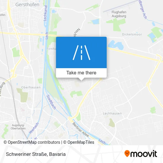 Карта Schweriner Straße
