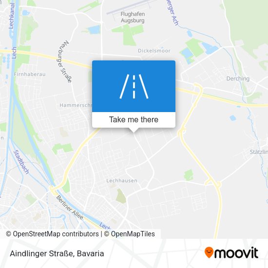 Aindlinger Straße map