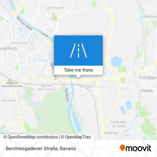 Карта Berchtesgadener Straße