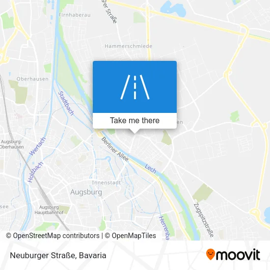 Карта Neuburger Straße