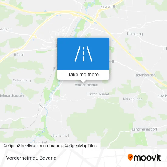 Карта Vorderheimat
