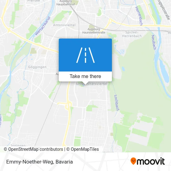 Карта Emmy-Noether-Weg