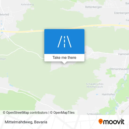 Карта Mittelmahdweg