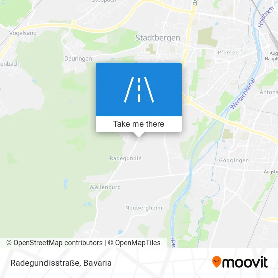 Radegundisstraße map