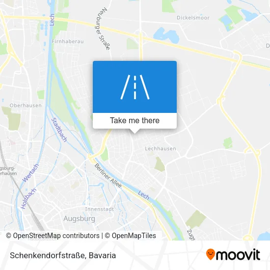Карта Schenkendorfstraße