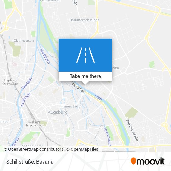 Карта Schillstraße