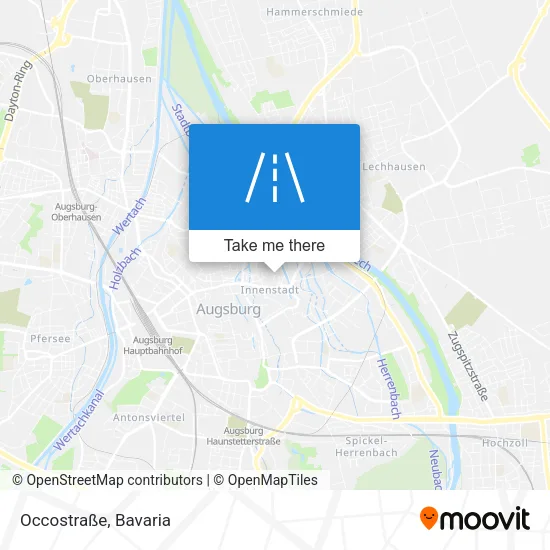 Карта Occostraße