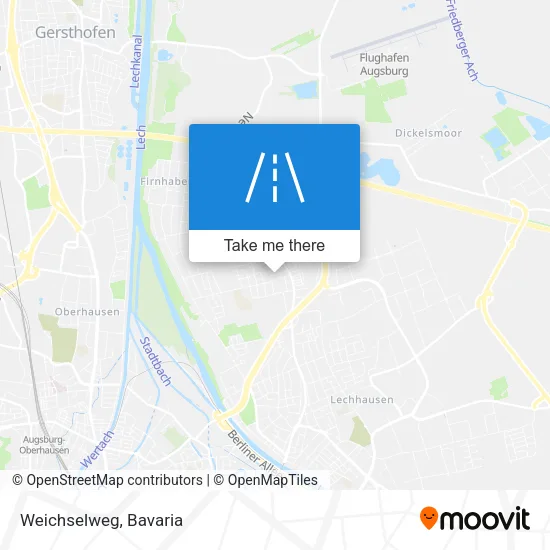 Карта Weichselweg