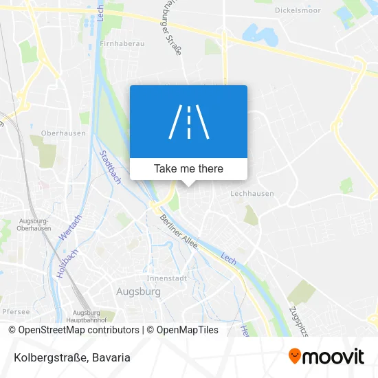 Карта Kolbergstraße