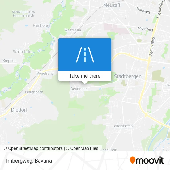 Карта Imbergweg