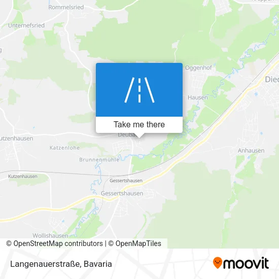 Langenauerstraße map
