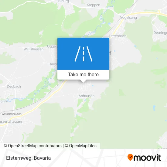 Elsternweg map