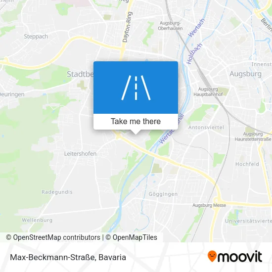 Карта Max-Beckmann-Straße
