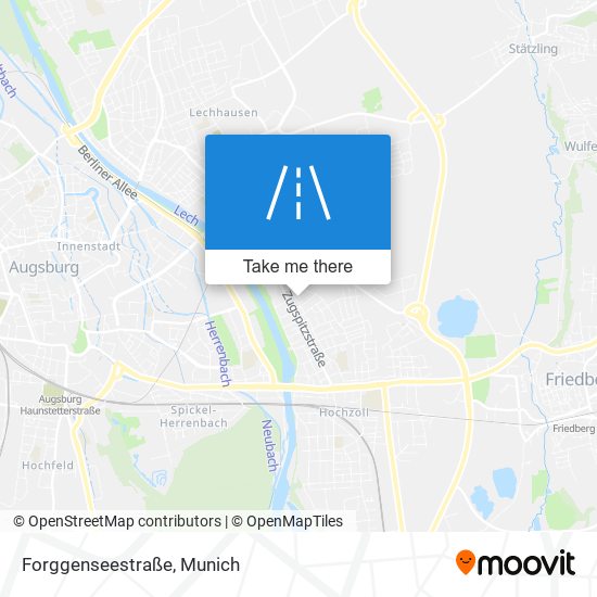 Forggenseestraße map