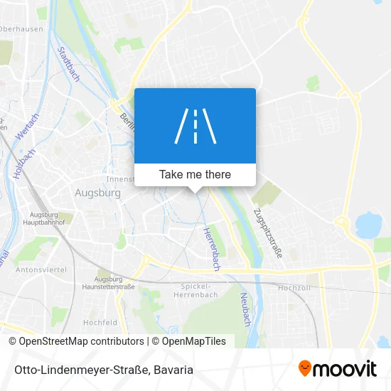 Карта Otto-Lindenmeyer-Straße
