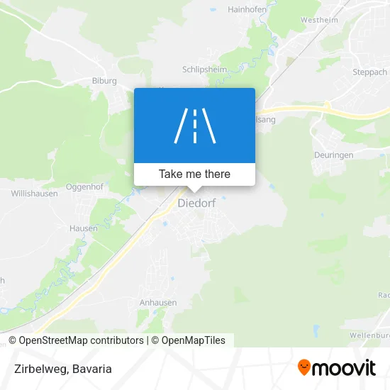 Карта Zirbelweg