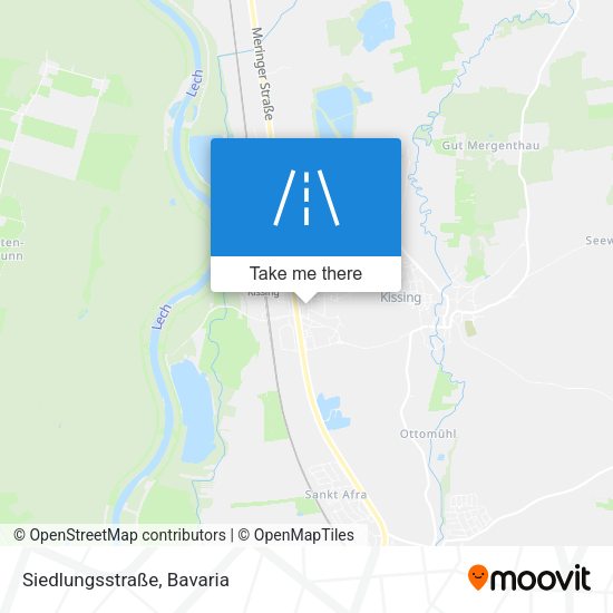 Siedlungsstraße map