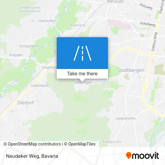 Карта Neudeker Weg