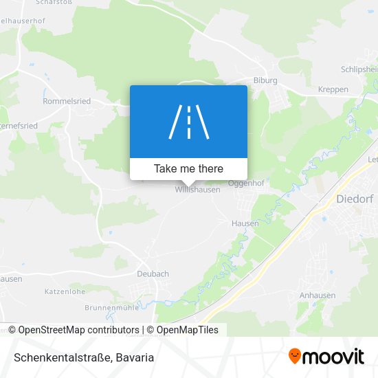 Schenkentalstraße map