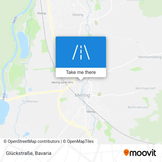 Glückstraße map
