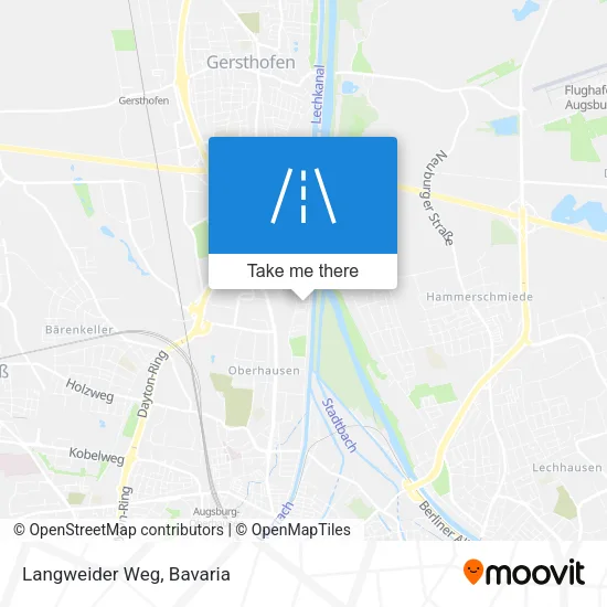 Карта Langweider Weg