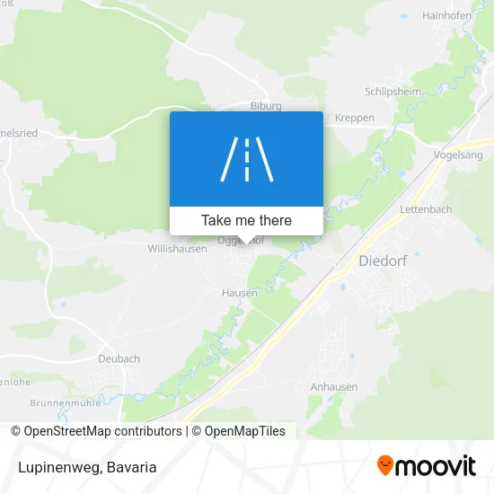 Карта Lupinenweg