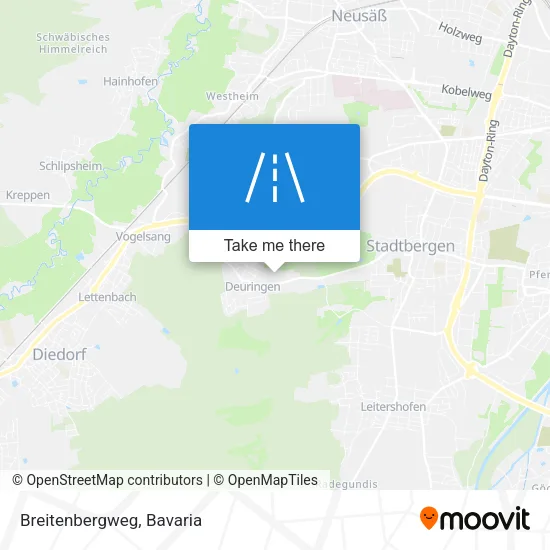 Карта Breitenbergweg