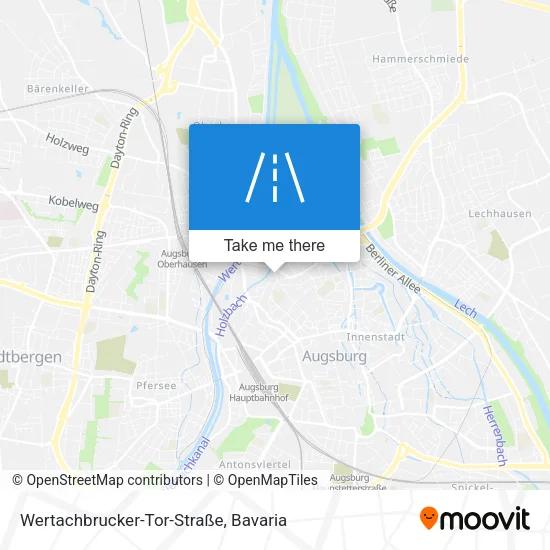 Карта Wertachbrucker-Tor-Straße
