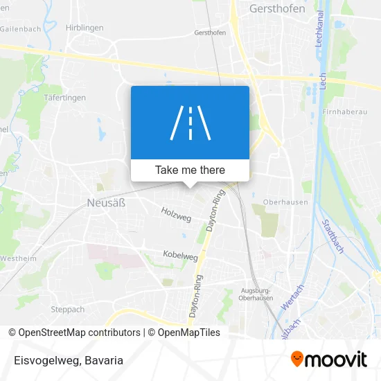 Карта Eisvogelweg