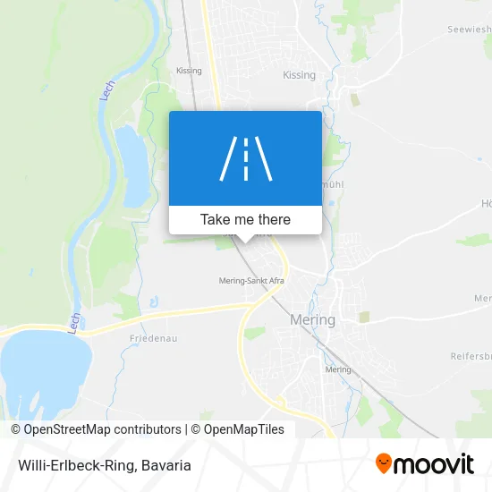 Willi-Erlbeck-Ring map