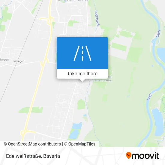 Карта Edelweißstraße