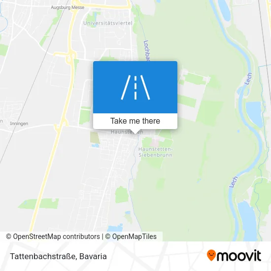 Карта Tattenbachstraße