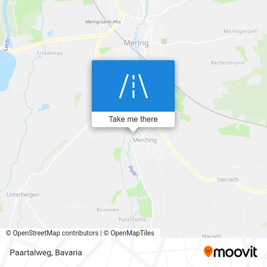 Карта Paartalweg