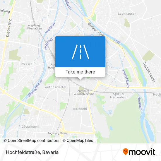 Hochfeldstraße map