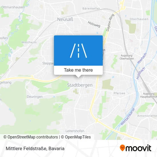 Mittlere Feldstraße map