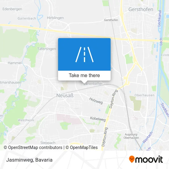 Jasminweg map