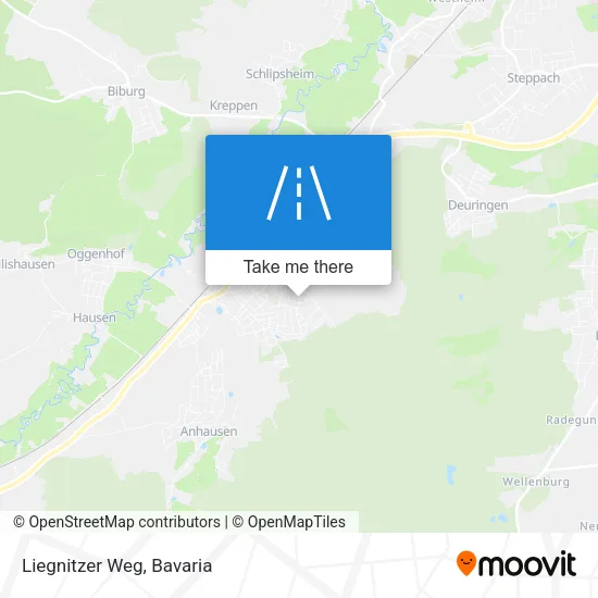 Карта Liegnitzer Weg