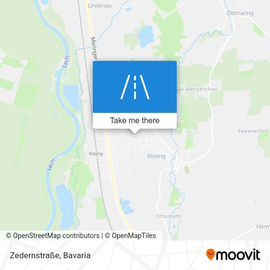 Zedernstraße map